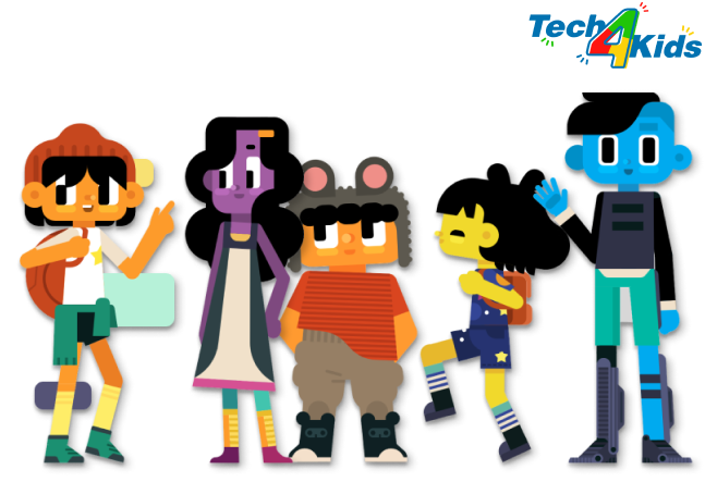 Imagem Personagens Ubbu Tech4kids